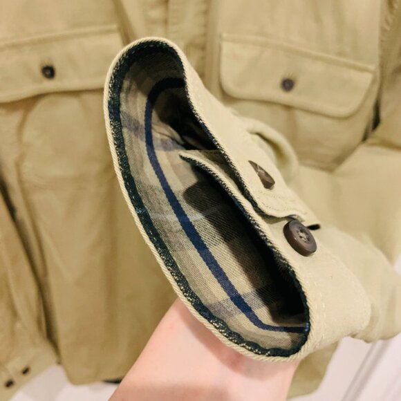 Vintage LL BEAN Heavy Work Chore Shirt Jacket Size Large - Picture 9 of 11